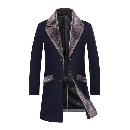 Veste Longue Coupe-Vent avec Éléments Réglables pour Homme | Idéale pour la Mi-Saison