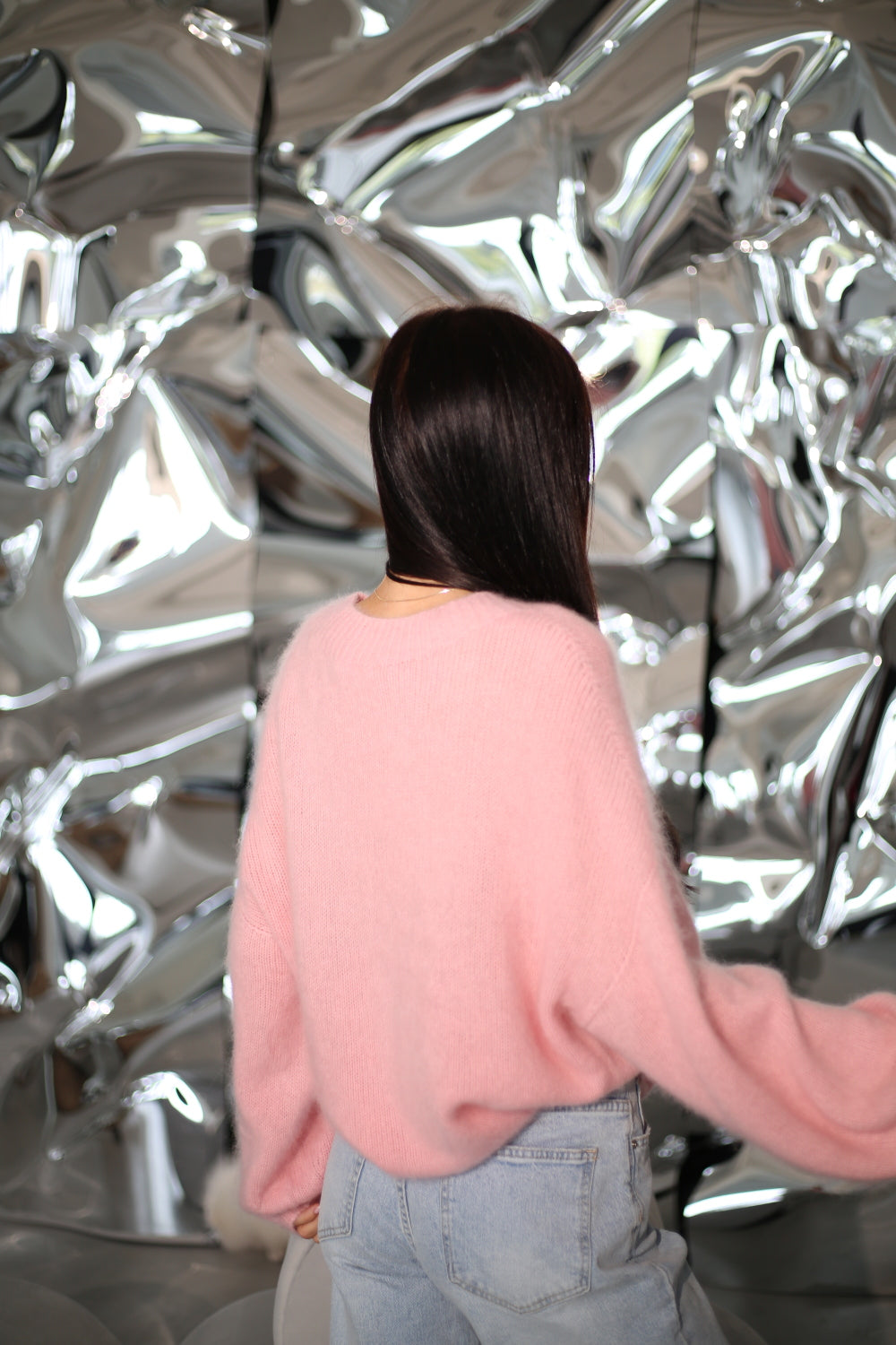 Pull à col rond pour femmes