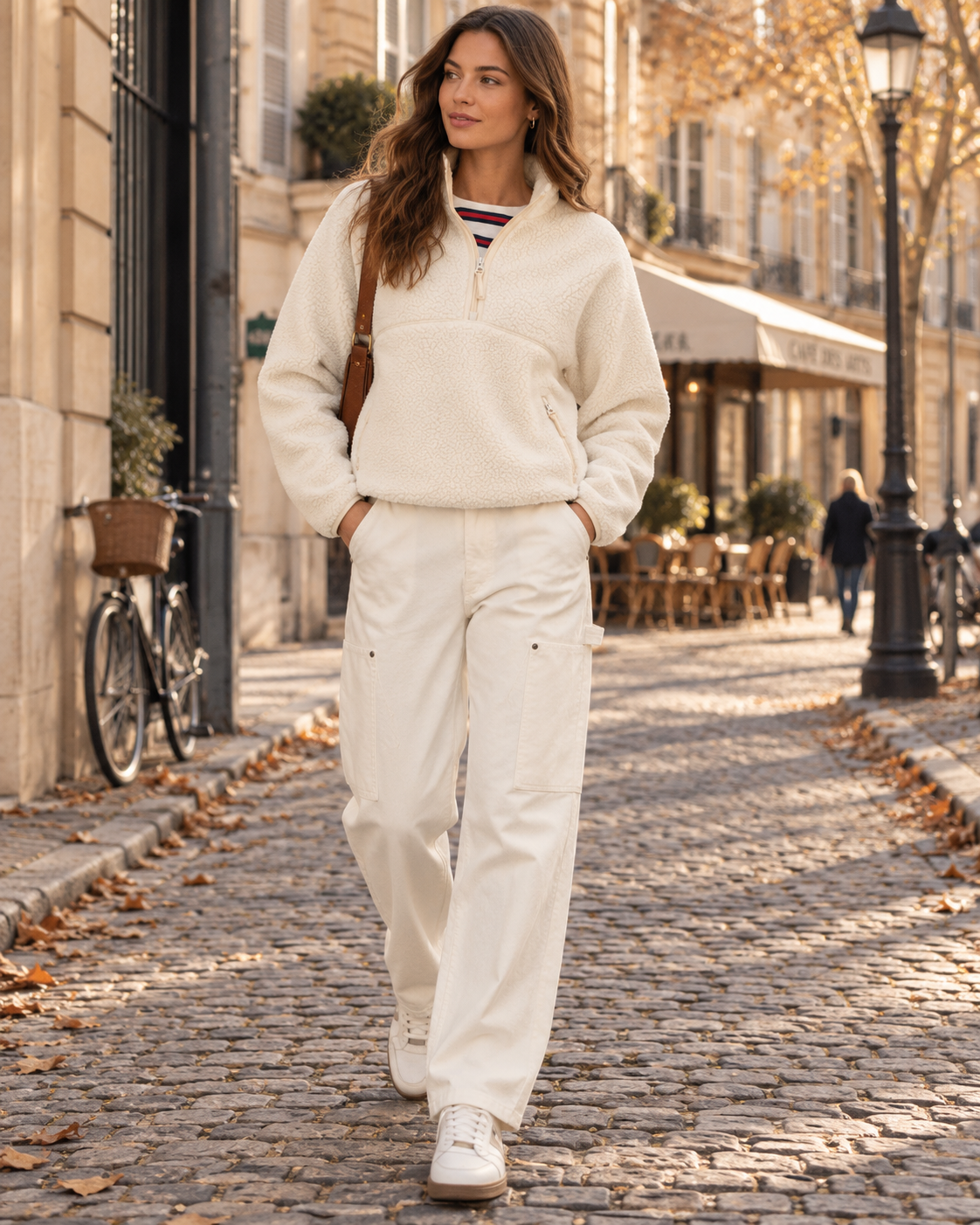 Pull demi-zip pour femmes
