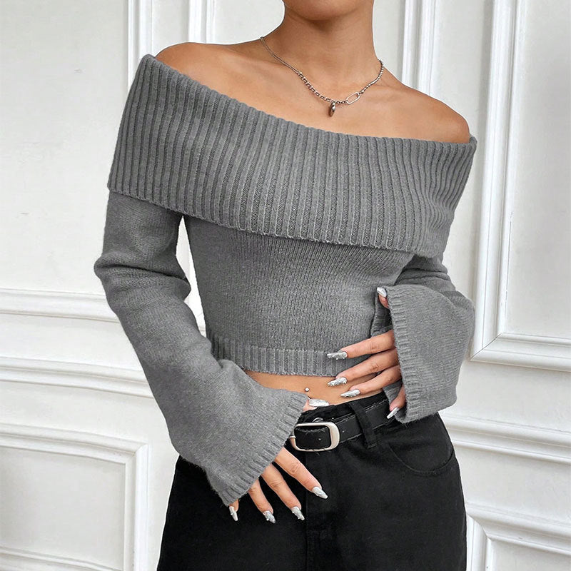 Pull épaules dénudées pour femmes