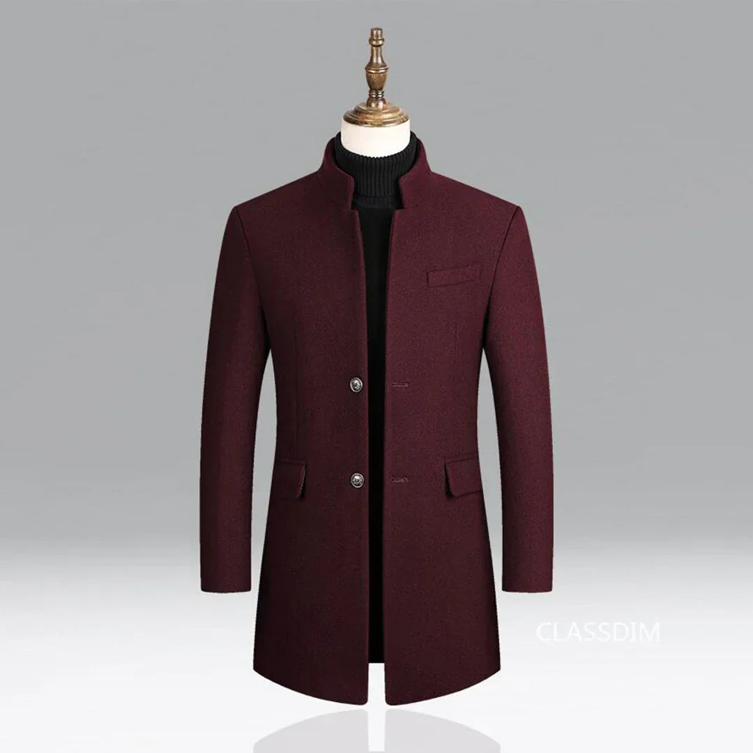 Manteau Long avec Fermeture Croisée pour Homme | Idéal pour les Occasions Formelles et Quotidiennes