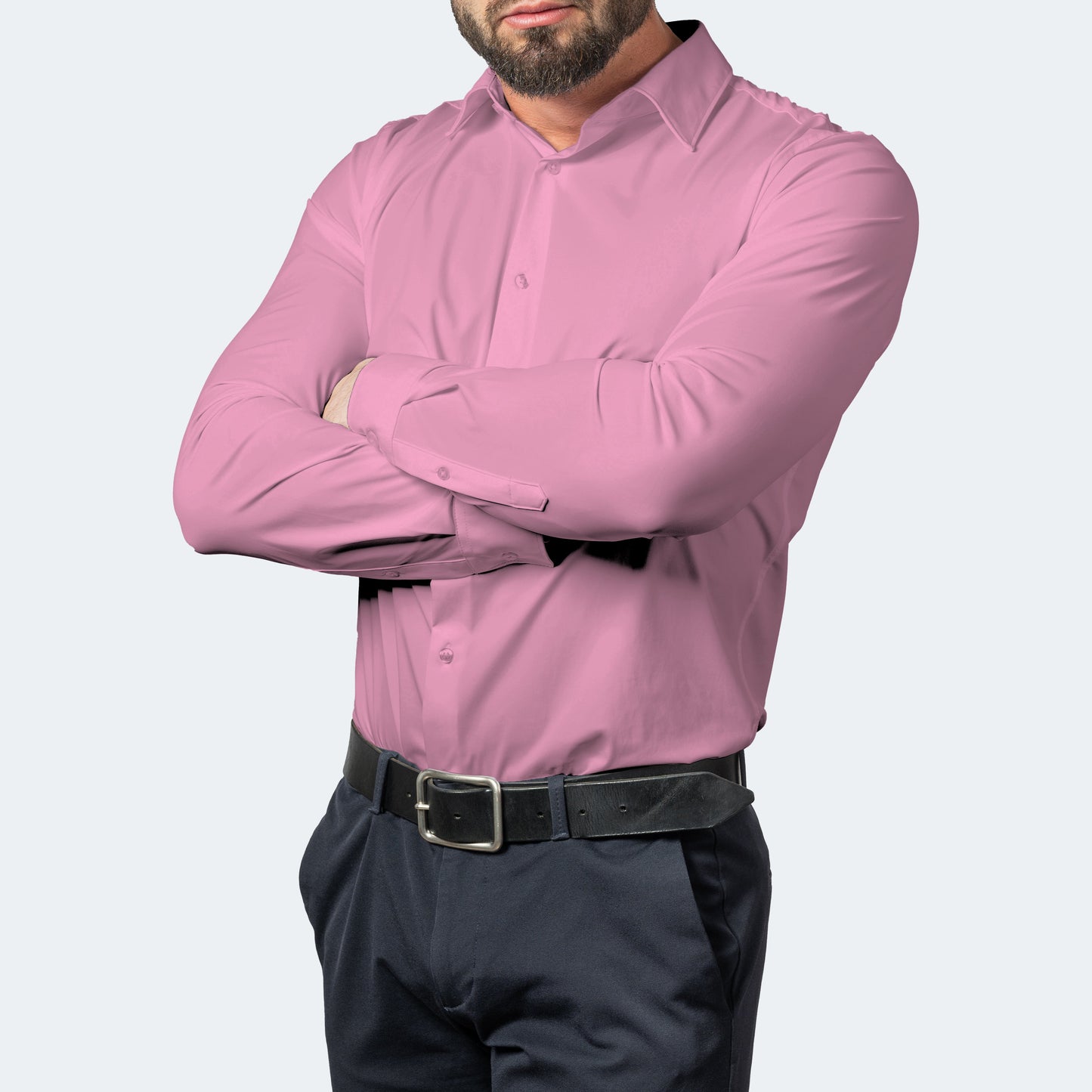 Chemise pour Homme À Coupe Classique avec Fermeture Boutonnée | Idéale pour Le Quotidien