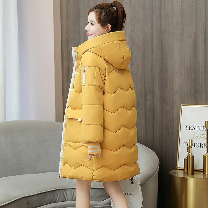 Manteau Long Matelassé avec Capuche pour Femme | Idéal pour l’Hiver