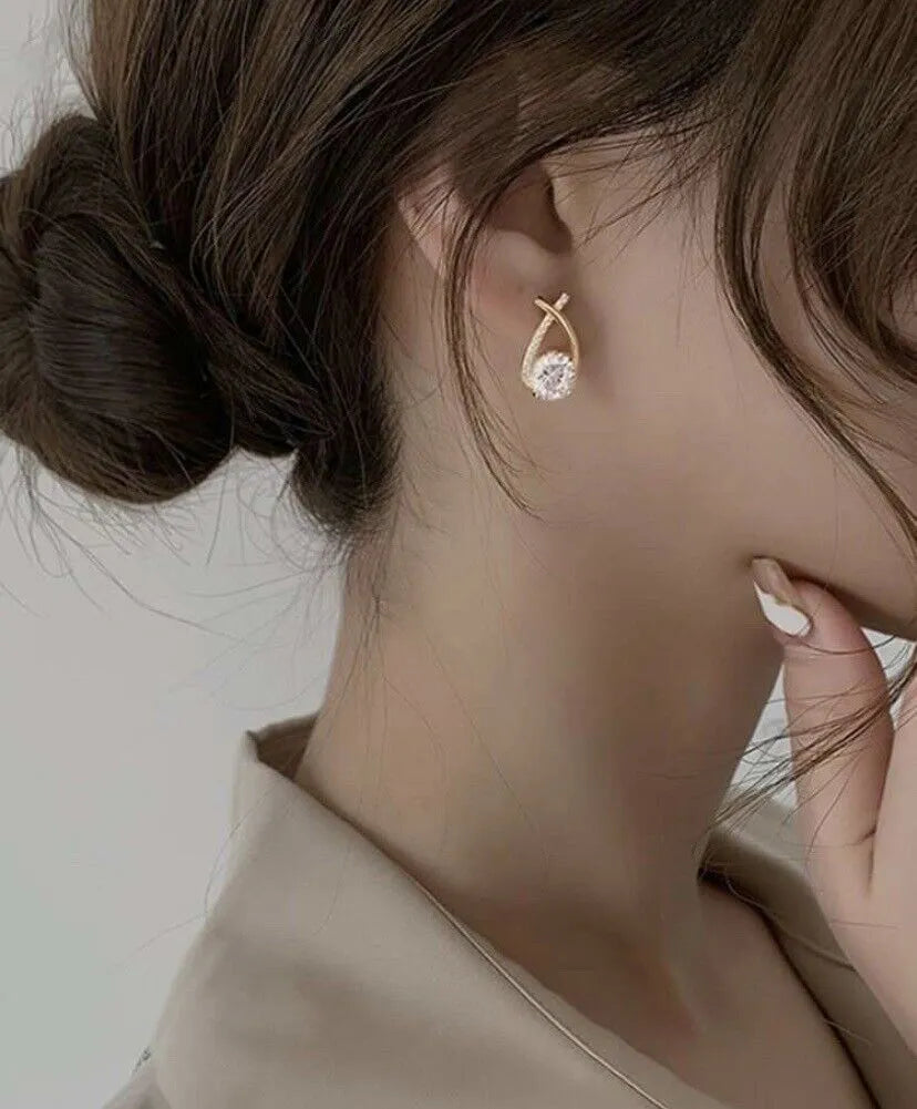 Boucles d’Oreilles Pendantes avec Motif Tressé pour Femmes | Idéales pour les Occasions Spéciales