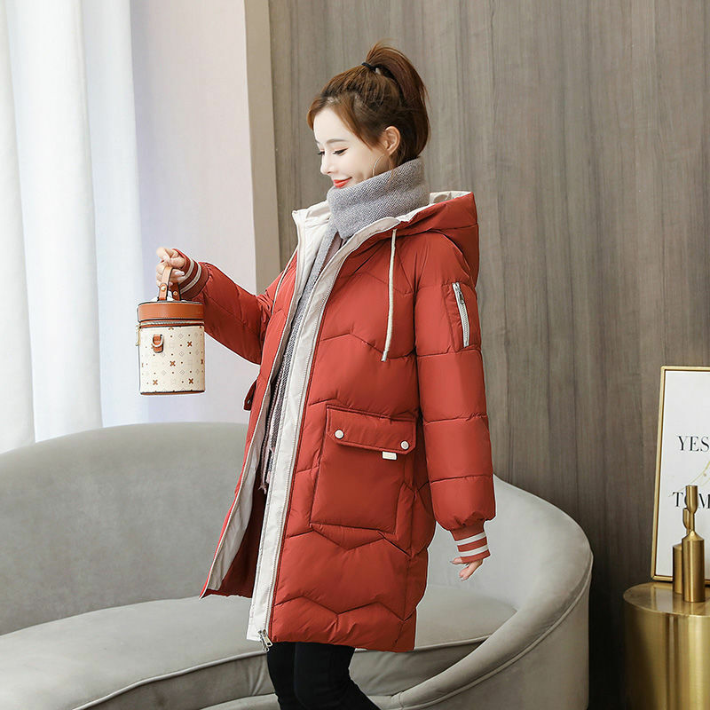 Manteau Long Matelassé avec Capuche pour Femme | Idéal pour l’Hiver