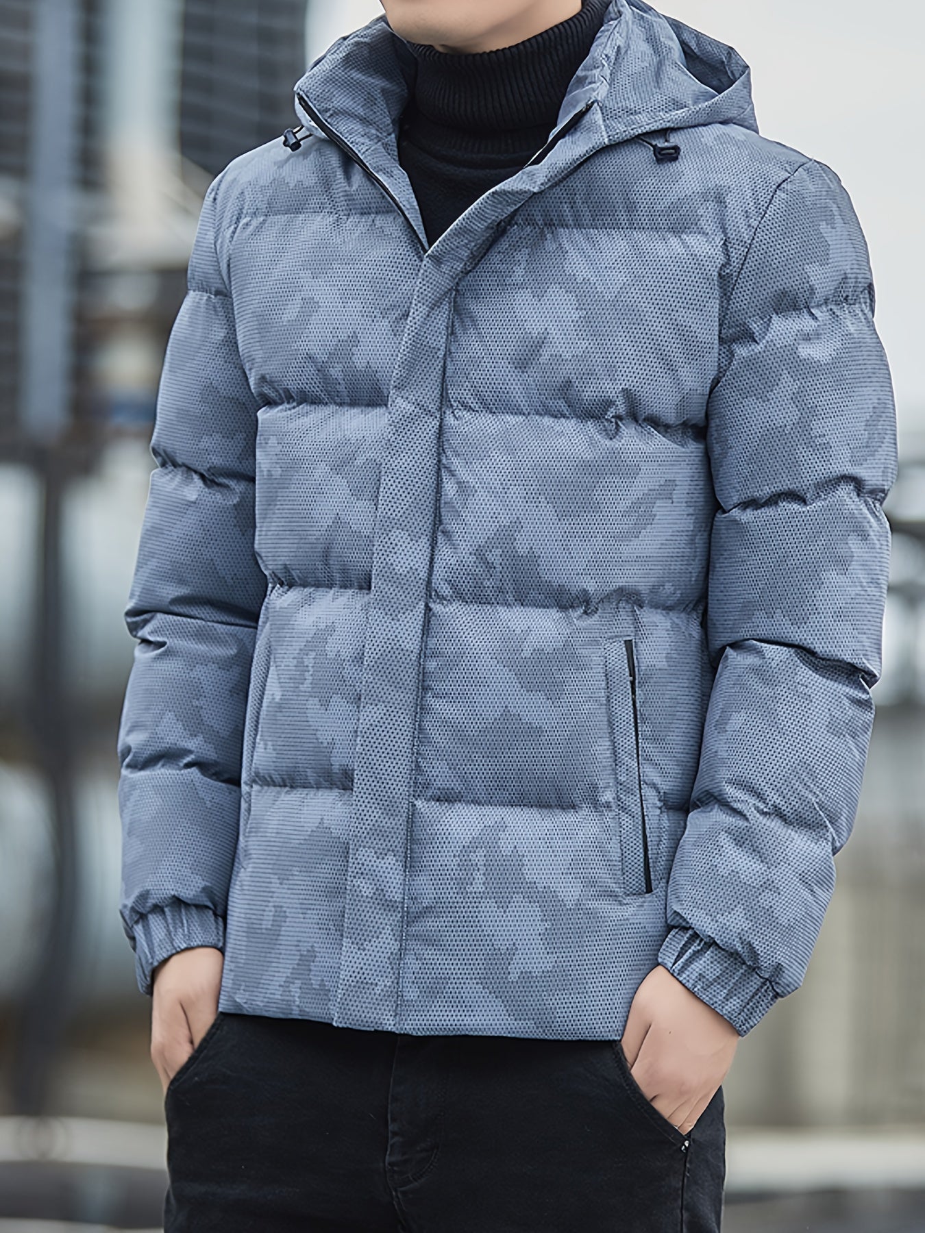 Veste Camouflage avec Capuche pour Homme | Idéale pour l’Hiver