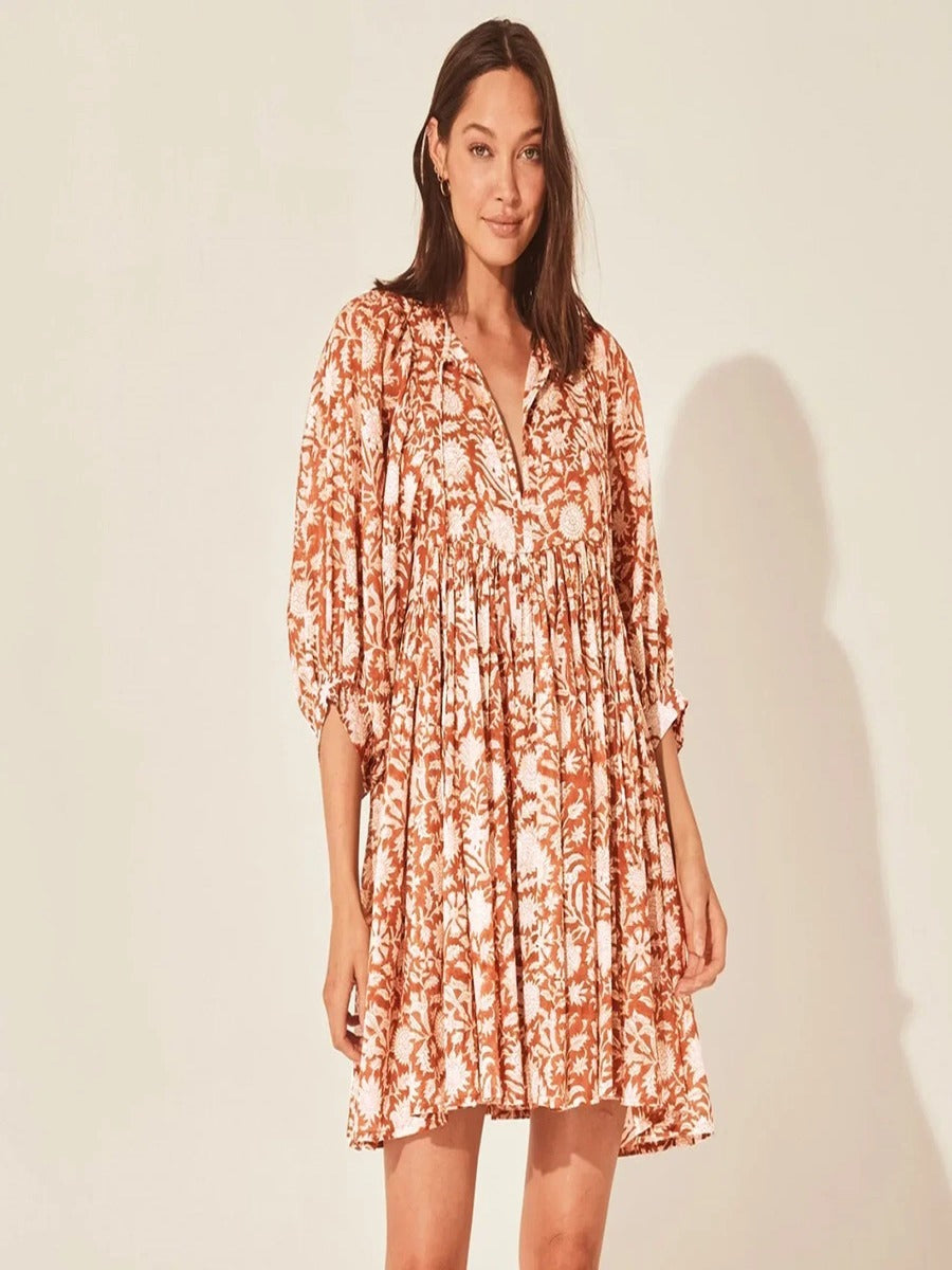Robe Longue à Coupe Fluide pour Femme | Idéale pour Été et Sorties Décontractées