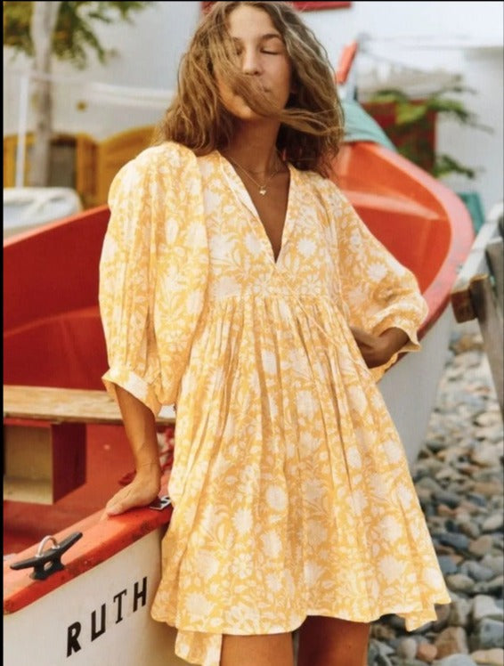 Robe Longue à Coupe Fluide pour Femme | Idéale pour Été et Sorties Décontractées