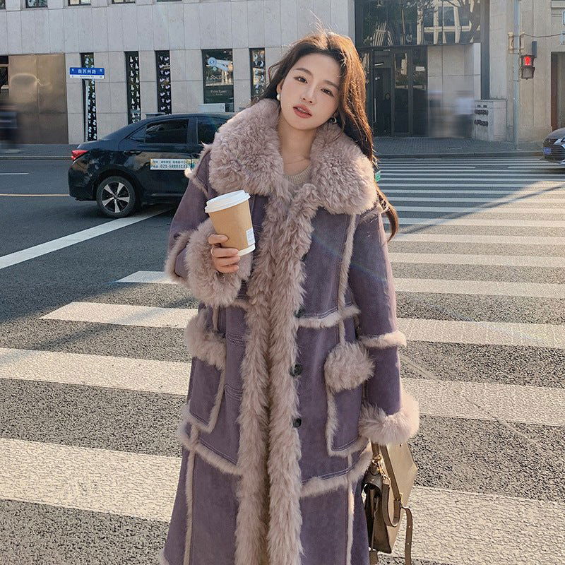 Manteau Duster à Carreaux Contrastés avec Ceinture pour Femme | Idéal pour la Mi-Saison