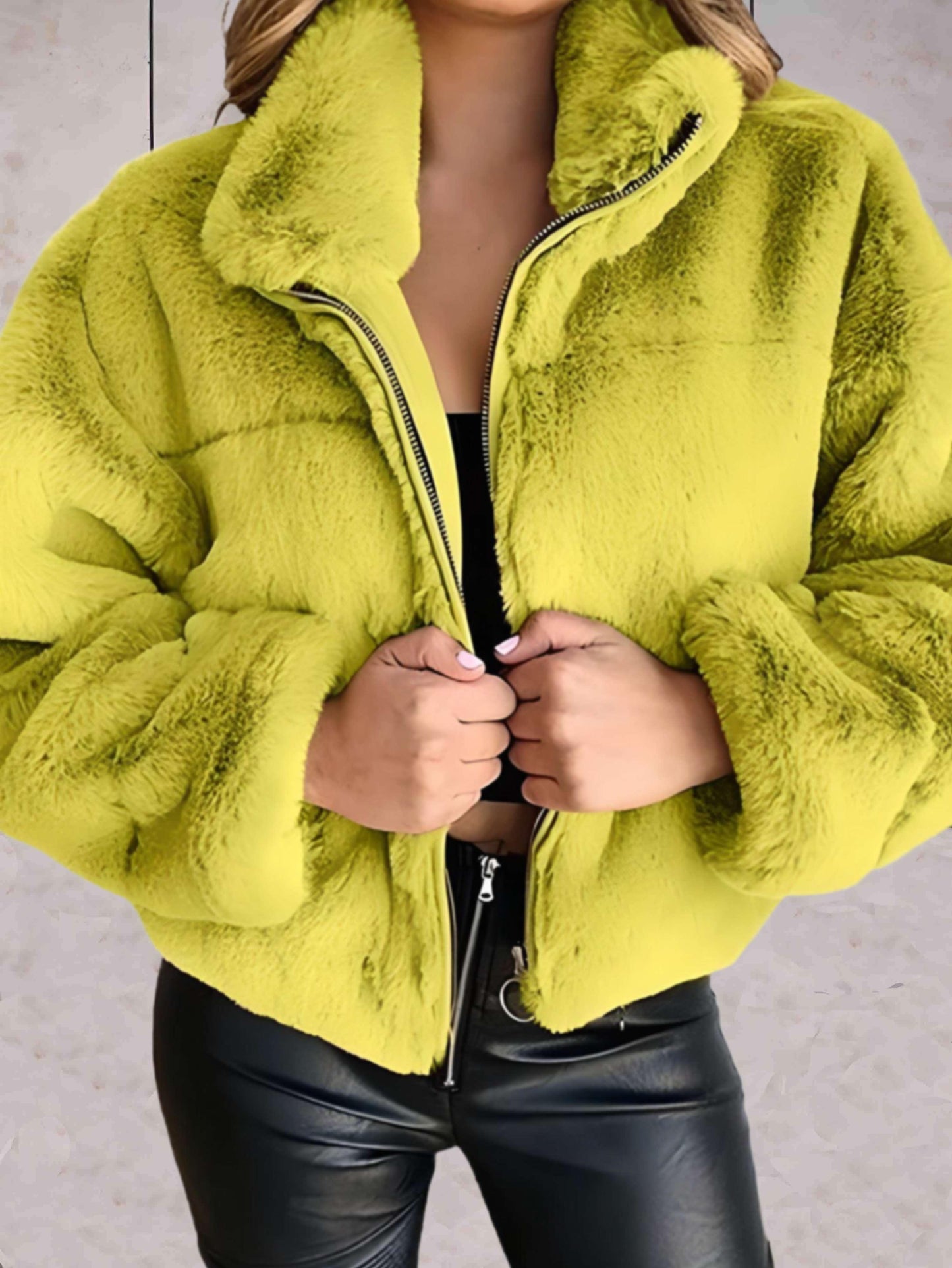 Veste Zippée avec Col Classique pour Femmes | Idéale pour L’Hiver