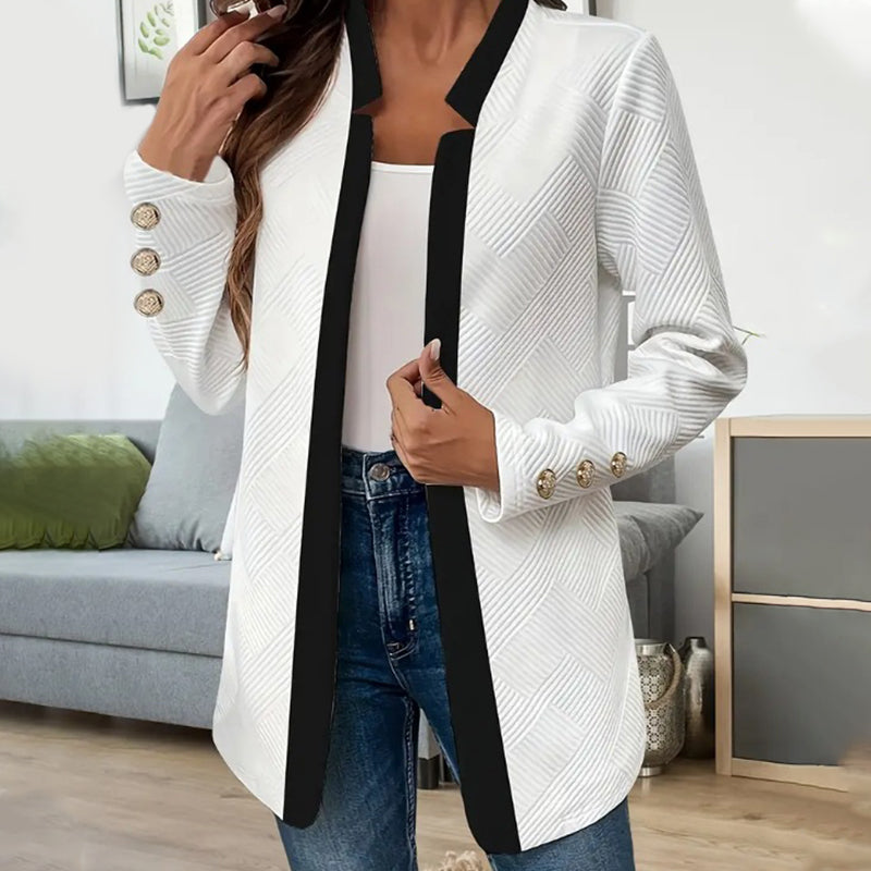 Manteau Ouvert À Coupe Droite pour Femme | Idéal pour La Mi-Saison