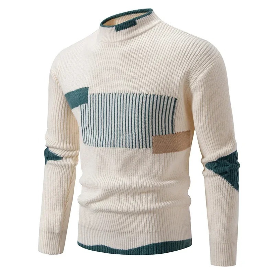 Pull En Maille À Coupe Moderne pour Homme | Idéal pour L’Automne Et L’Hiver