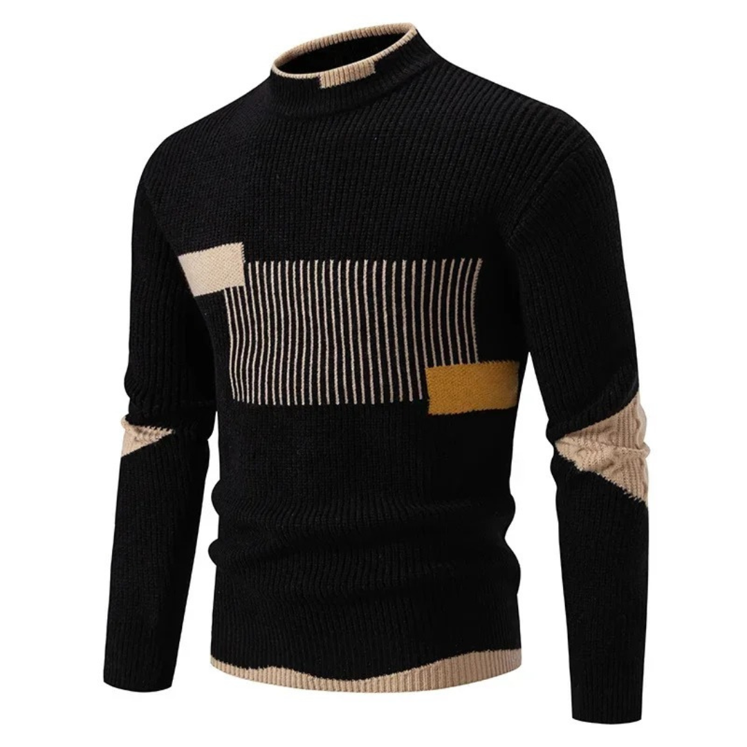 Pull En Maille À Coupe Moderne pour Homme | Idéal pour L’Automne Et L’Hiver