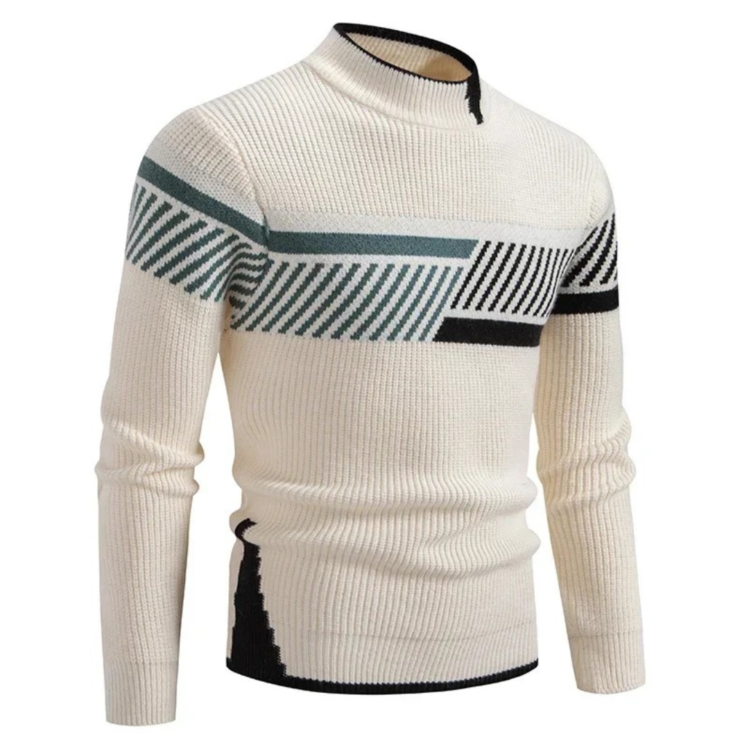 Pull En Maille À Coupe Moderne pour Homme | Idéal pour L’Automne Et L’Hiver
