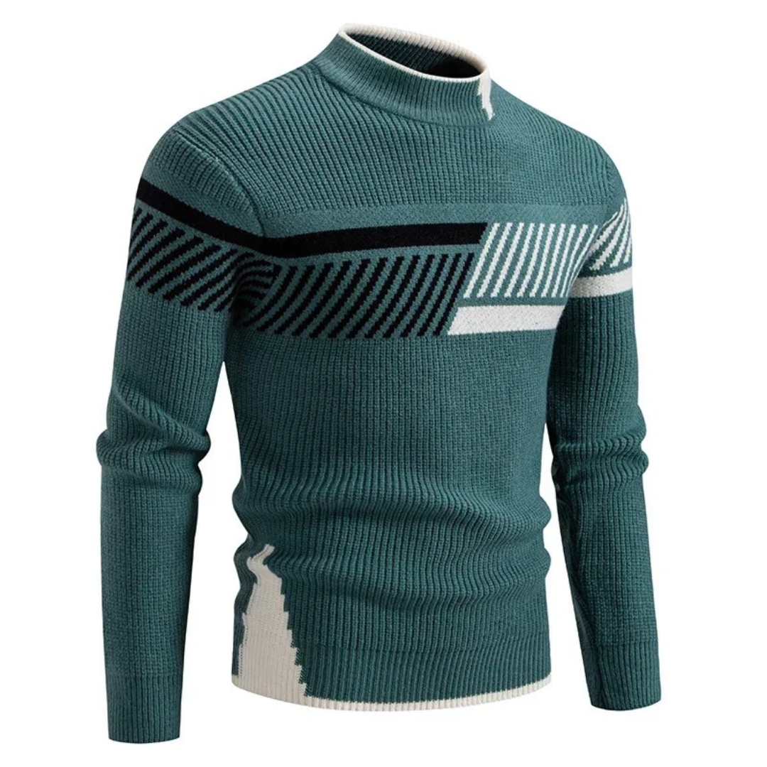 Pull En Maille À Coupe Moderne pour Homme | Idéal pour L’Automne Et L’Hiver