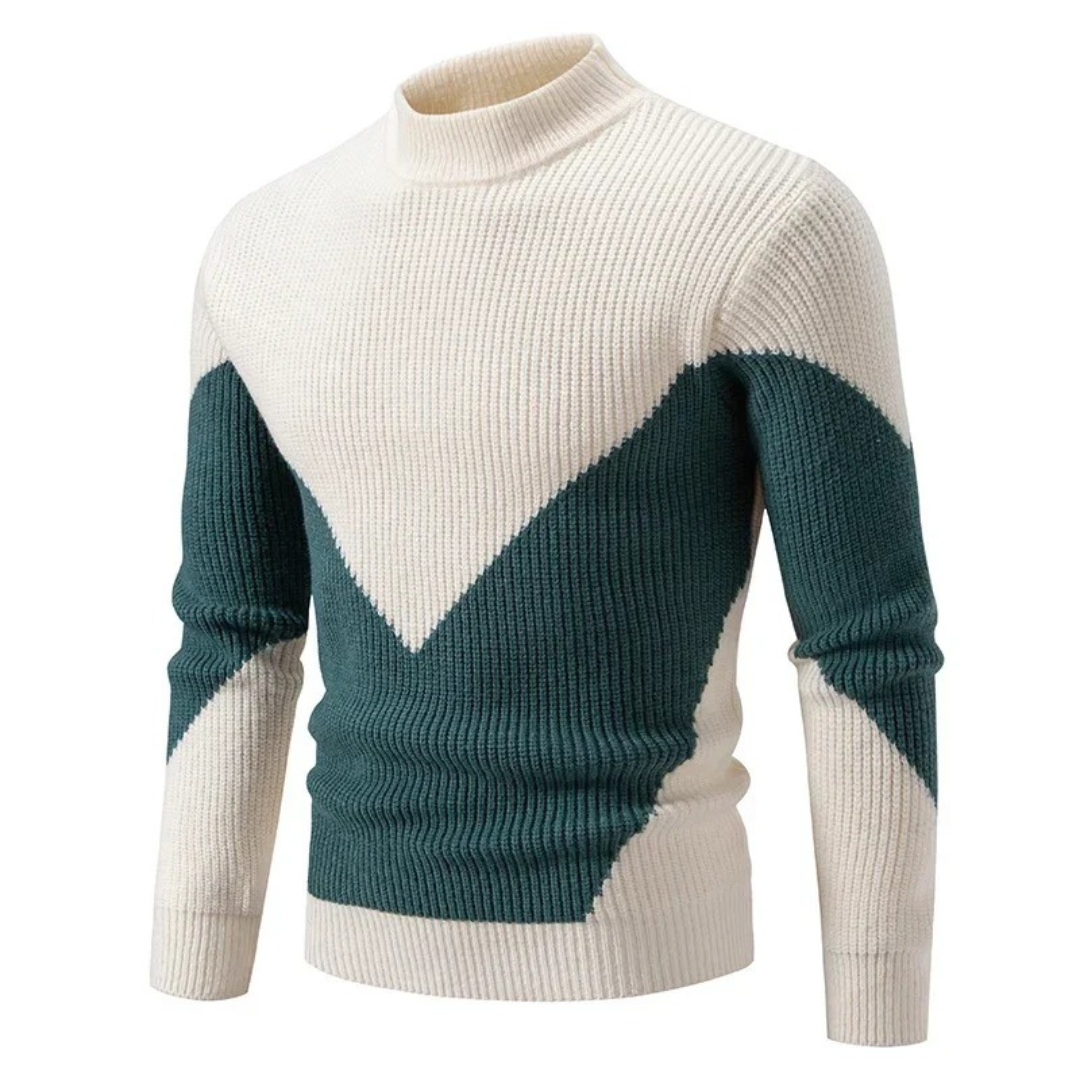 Pull En Maille À Coupe Moderne pour Homme | Idéal pour L’Automne Et L’Hiver