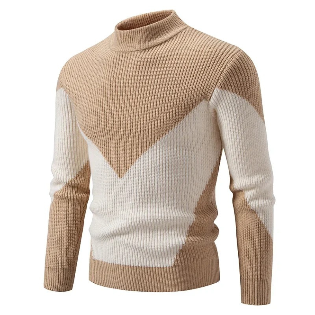 Pull En Maille À Coupe Moderne pour Homme | Idéal pour L’Automne Et L’Hiver