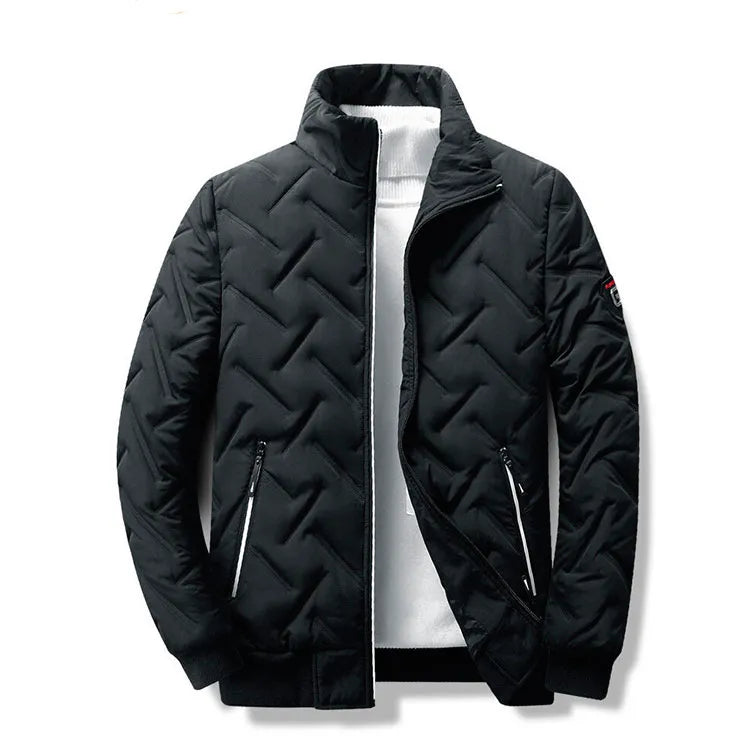 Blouson Bomber Matelassé avec Col Montant pour Homme | Idéal pour Automne et Hiver