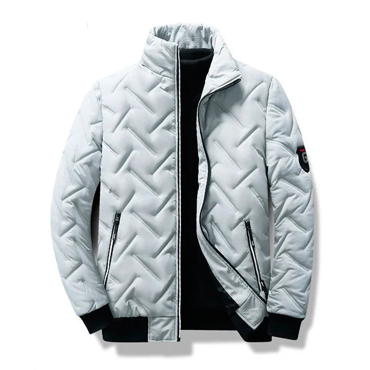 Blouson Bomber Matelassé avec Col Montant pour Homme | Idéal pour Automne et Hiver
