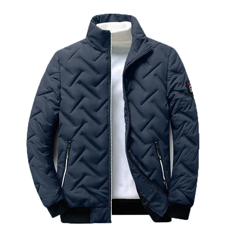 Blouson Bomber Matelassé avec Col Montant pour Homme | Idéal pour Automne et Hiver
