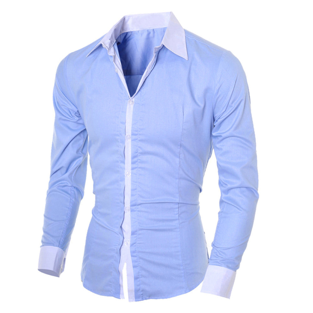 Chemise À Manches Longues avec Coupe Ajustée pour Homme | Idéale pour L’Automne Et L’Hiver