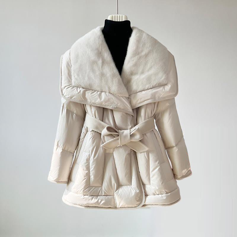 Manteau Long avec Col Large pour Femme | Idéal pour L’Hiver