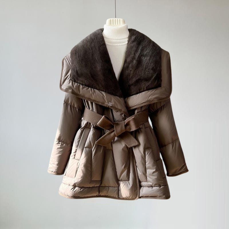 Manteau Long avec Col Large pour Femme | Idéal pour L’Hiver