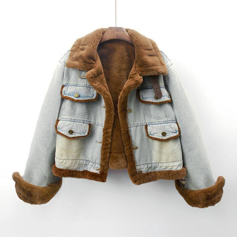 Veste Longue À Poches Multiples avec Col Structuré pour Femme | Idéale pour L’Hiver