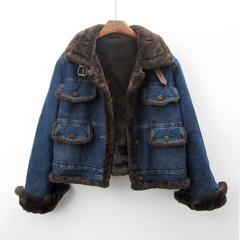 Veste Longue À Poches Multiples avec Col Structuré pour Femme | Idéale pour L’Hiver