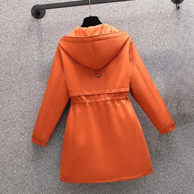 Manteau À Capuche avec Coupe Ajustée pour Femme | Idéal pour L’Hiver