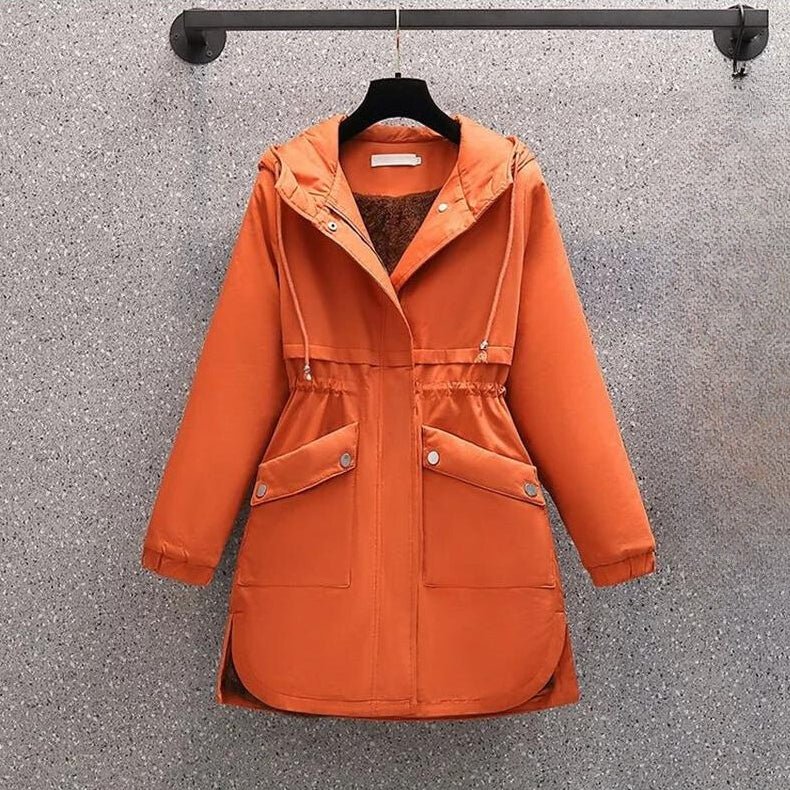Manteau À Capuche avec Coupe Ajustée pour Femme | Idéal pour L’Hiver