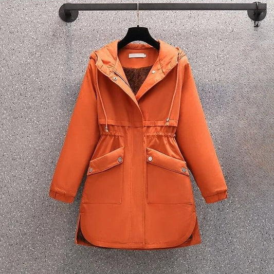 Manteau À Capuche avec Coupe Ajustée pour Femme | Idéal pour L’Hiver