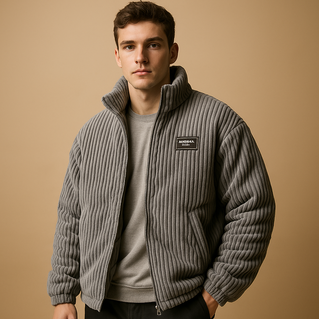 Veste Matelassée pour Homme avec Coupe Décontractée | Idéale pour L’Automne Et L’Hiver