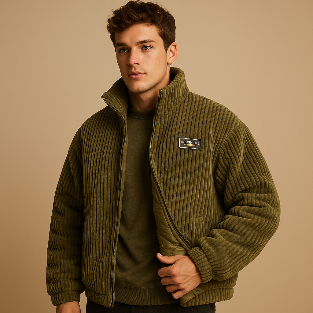 Veste Matelassée pour Homme avec Coupe Décontractée | Idéale pour L’Automne Et L’Hiver