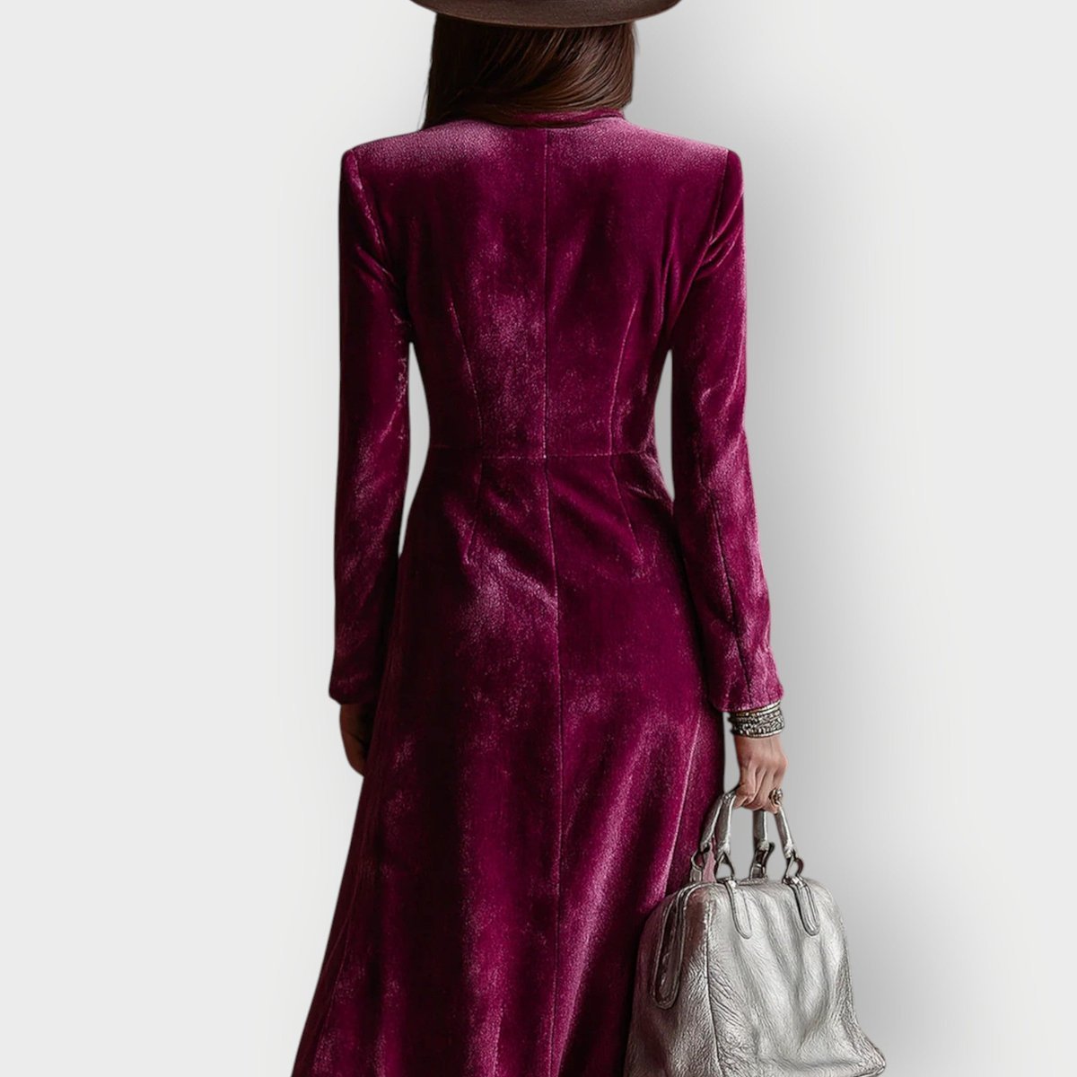 Robe Blazer Femme Avec Double Boutonnage Et Fente Frontale | Idéale Pour Les Soirées Et Les Occasions Formelles
