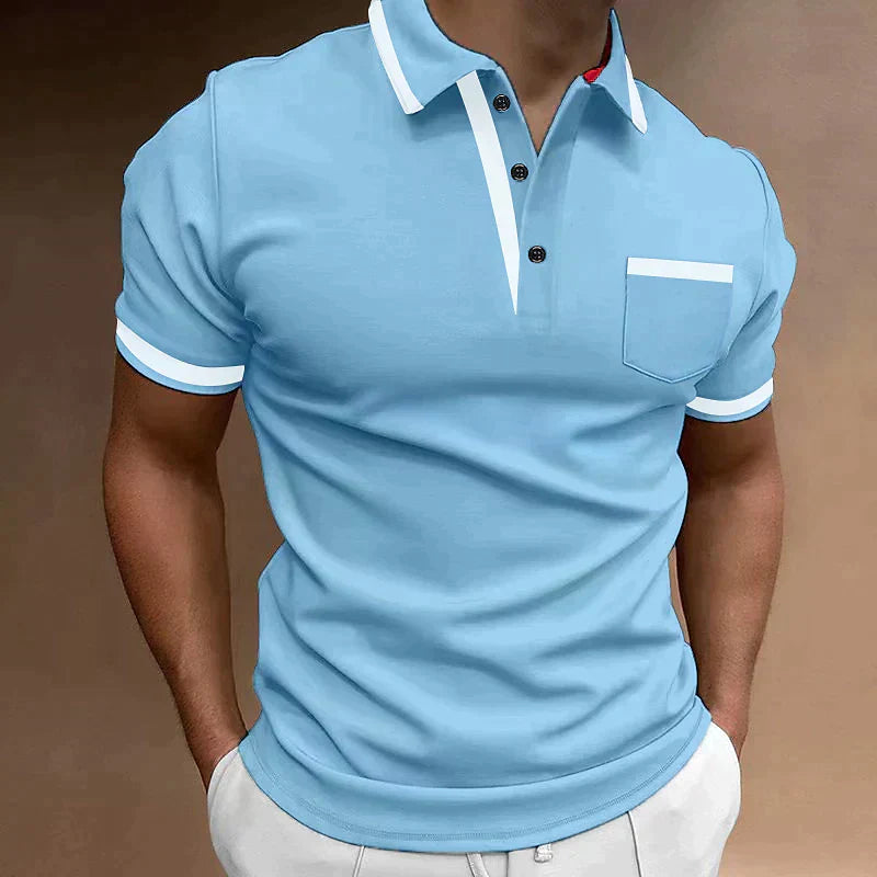 Polo avec Poche Poitrine et Coupe Classique pour Homme | Idéal pour le Quotidien