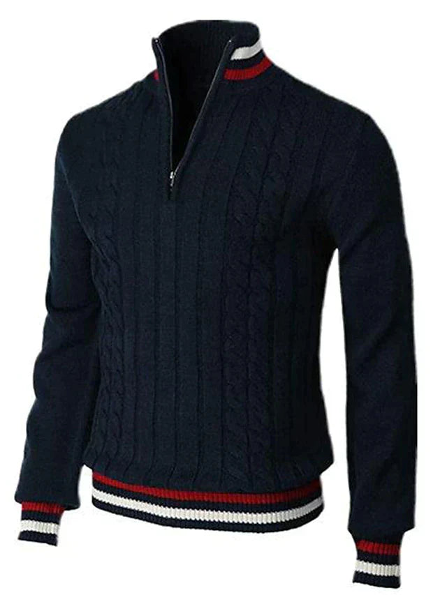 Pull Zippé à Manches Longues pour Homme | Idéal pour un Usage Quotidien