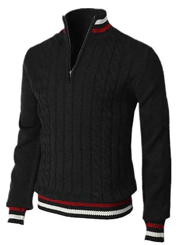 Pull Zippé à Manches Longues pour Homme | Idéal pour un Usage Quotidien