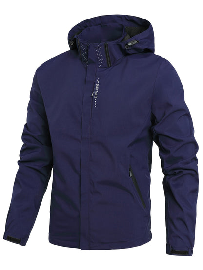 Veste Légère avec Poches Fonctionnelles et Fermeture Zippée pour Hommes | Idéale pour Activités de Plein Air et Quotidien