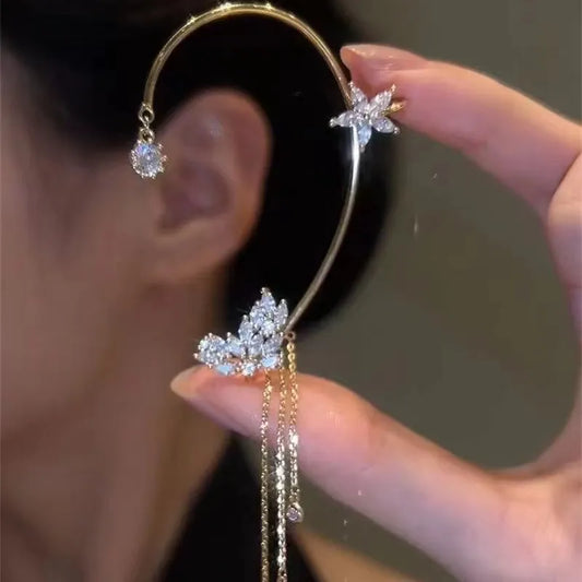 Boucles D’Oreilles À Pendentif Étoile avec Quaste pour Femme | Idéal Pour Les Occasions Spéciales