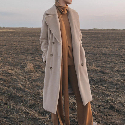 Manteau Long avec Ceinture pour Femmes | Idéal pour La Saison Hivernale