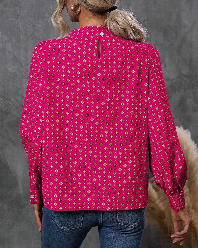 Blouse Imprimée à Coupe Ample pour Femme | Idéale pour un Usage Quotidien