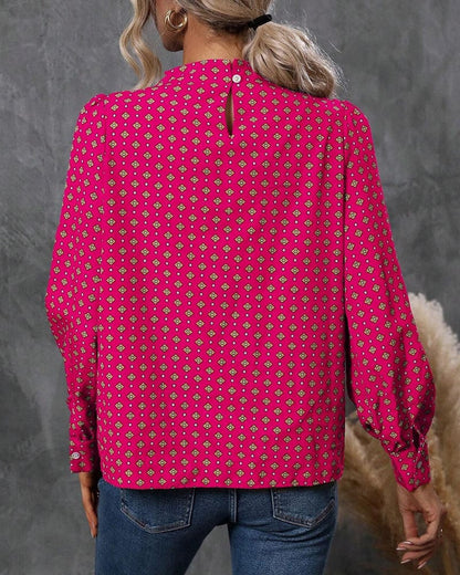 Blouse Imprimée à Coupe Ample pour Femme | Idéale pour un Usage Quotidien