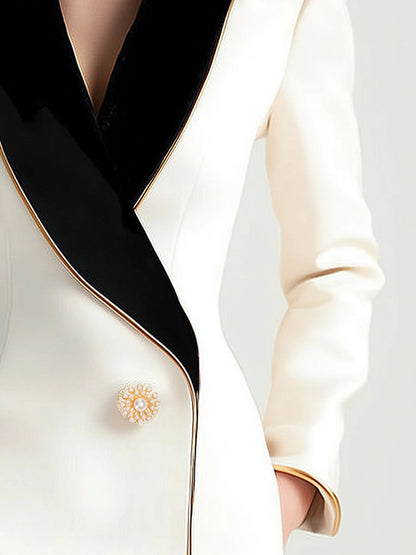 Blazer Cintré à Coupe Légèrement Ample pour Femme | Idéal pour Bureau et Occasions Casual