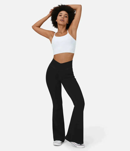 Pantalon Taille Haute Coupe Flare Pour Femmes | Idéal Pour Un Usage Quotidien