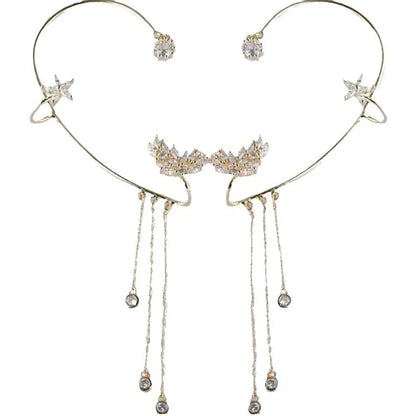 Boucles D’Oreilles À Pendentif Étoile avec Quaste pour Femme | Idéal Pour Les Occasions Spéciales