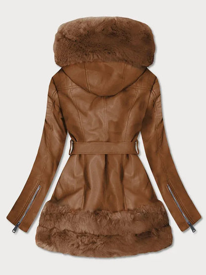 Veste À Capuche avec Finition Douce pour Femme | Idéale pour L’Hiver