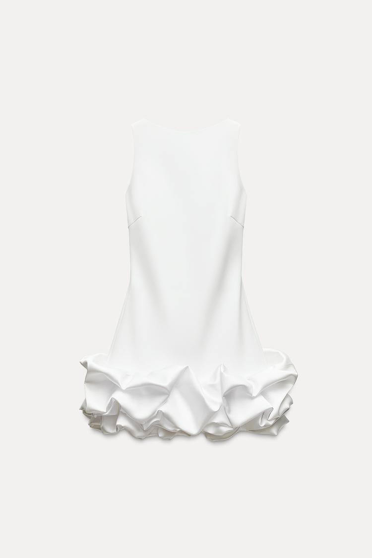 Robe Courte À Volants Avec Coupe Ajustée Pour Femme | Idéale Pour Les Événements Et Sorties