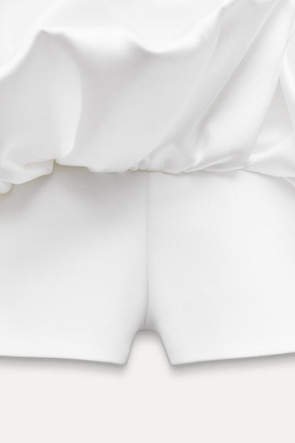 Robe Courte À Volants Avec Coupe Ajustée Pour Femme | Idéale Pour Les Événements Et Sorties
