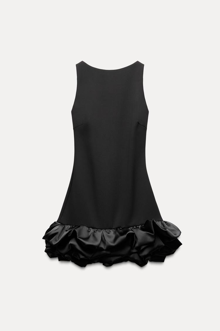 Robe Courte À Volants Avec Coupe Ajustée Pour Femme | Idéale Pour Les Événements Et Sorties